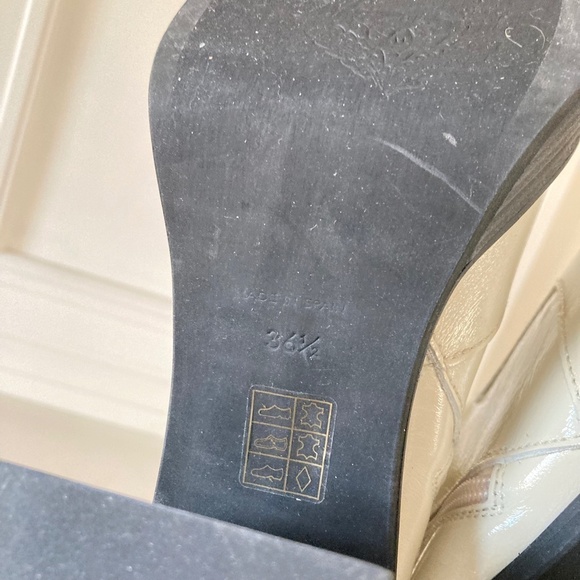 NWOT Free People Ruby White Patent Leather Platform Boots Sz 36.5 - Picture 8 of 8